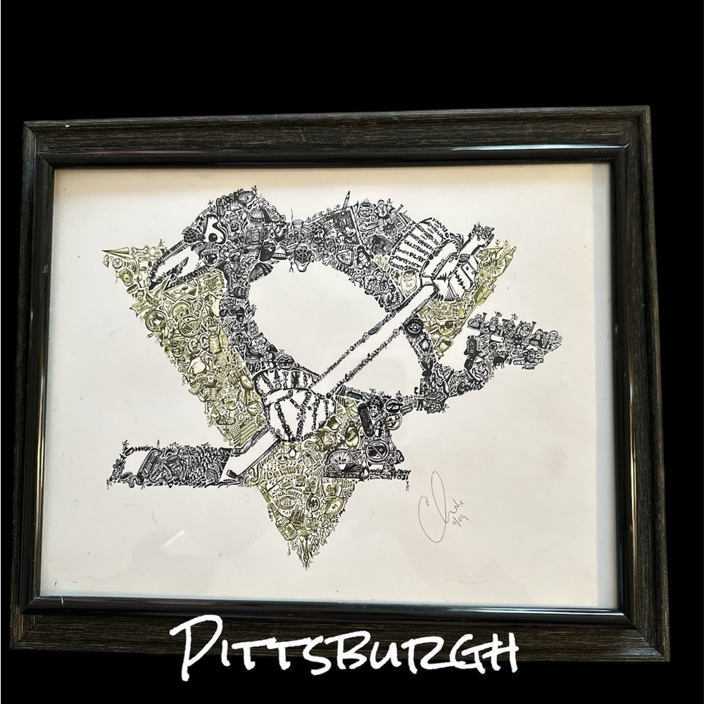 Black and White Typographic Art Wall Decor